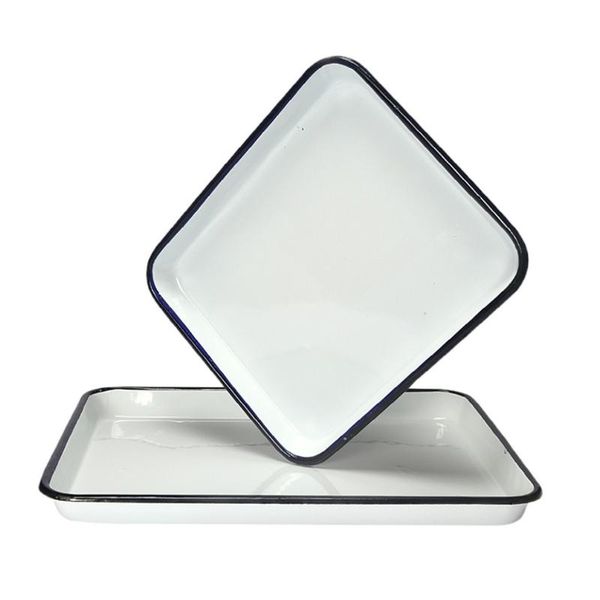 dishes & plates 1pcs handcrafted vintage tray white enamel home cake oven baking square retro
dishes & plates 1pcs handcrafted vintage tray white enamel home cake oven baking square retro