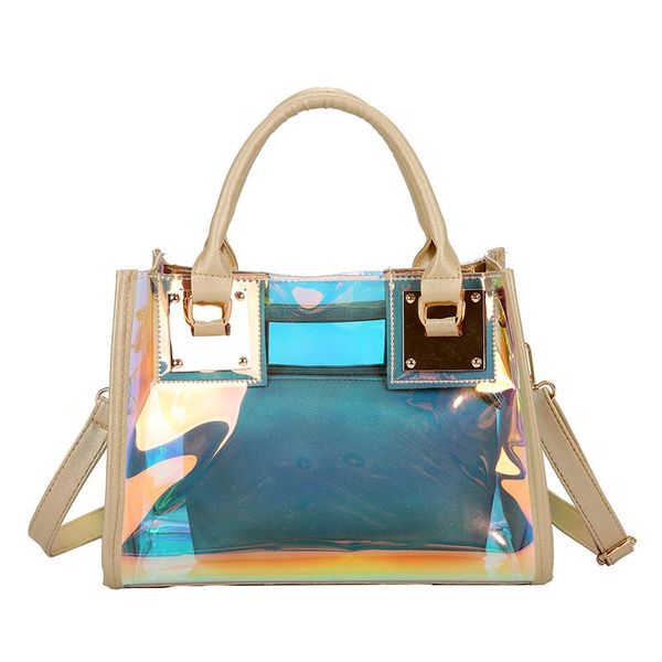 j-007 large capacity holographic waterproof transparent tote bag transparent pvc jelly bag handbag female waist
j-007 large capacity holographic waterproof transparent tote bag transparent pvc jelly bag handbag female waist