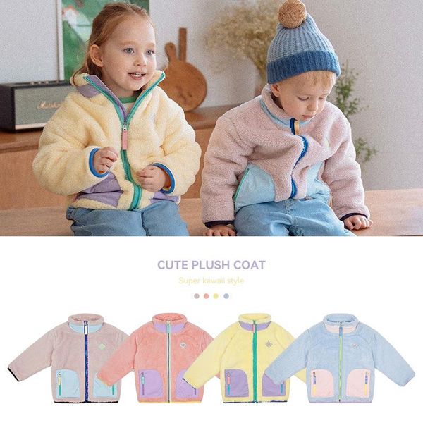 down coat children's 2021 autumn and winter warm girls thickened sweater boys cashmere jacket warmth clothing, Blue;gray
down coat children's 2021 autumn and winter warm girls thickened sweater boys cashmere jacket warmth clothing, Blue;gray