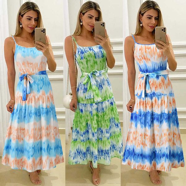 ripple print bohemian beach clothing elegant a-line summer dress women sundress straps maxi dress vestidos mujer casual 210528, Black;gray
ripple print bohemian beach clothing elegant a-line summer dress women sundress straps maxi dress vestidos mujer casual 210528, Black;gray