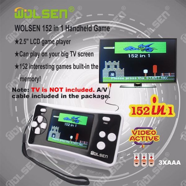 handheld game consoles mini color video children gifts classic 152 in 1 game(black) portable players
handheld game consoles mini color video children gifts classic 152 in 1 game(black) portable players