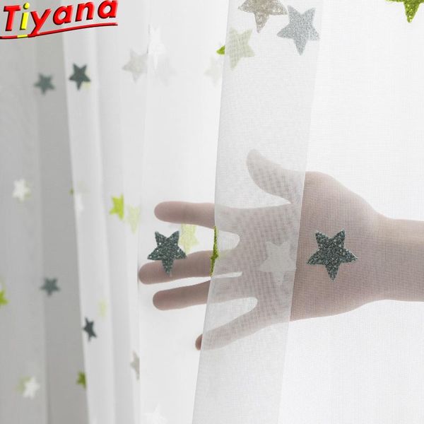 embroidered star curtains tulle for children's room green boys and girls yarn m065#30 curtain & drapes
embroidered star curtains tulle for children's room green boys and girls yarn m065#30 curtain & drapes