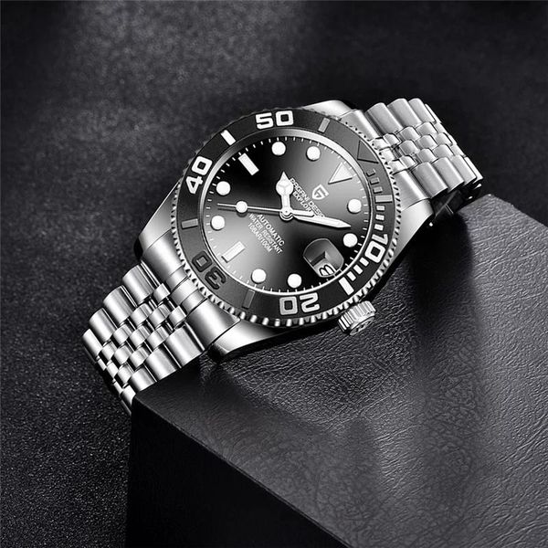 wristwatches pagani design luxury automatic mechanical watches sapphire glass nh35a movement fashion men's stainless steel waterproof c, Slivery;brown
wristwatches pagani design luxury automatic mechanical watches sapphire glass nh35a movement fashion men's stainless steel waterproof c, Slivery;brown