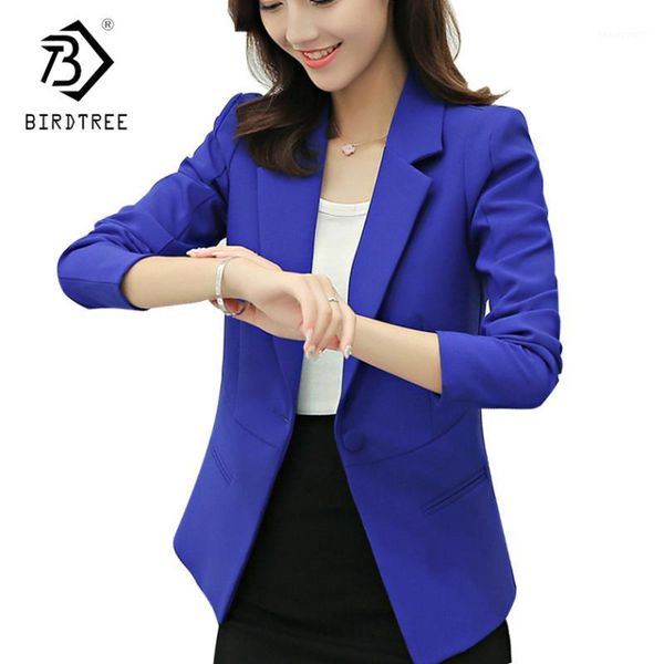 women's suits & blazers korean style ol fall one button blazer 2021 notched collar long solid color jacket open stitch outwear, White;black 
women's suits & blazers korean style ol fall one button blazer 2021 notched collar long solid color jacket open stitch outwear, White;black