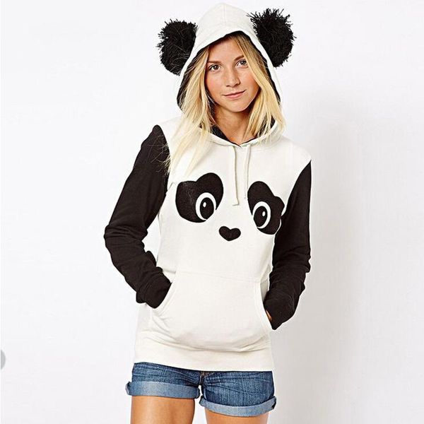 hippie cute playful panda print fleece hoodie women autumn winter fashion black and white contrast color ladies sweatershirt women's ho
hippie cute playful panda print fleece hoodie women autumn winter fashion black and white contrast color ladies sweatershirt women's ho