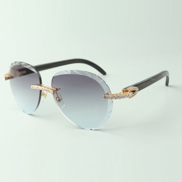 2022 classic endless sunglasses 3524027 with black textured buffalo horn arms glasses, direct sales, size: 18-140 mm, White;black
2022 classic endless sunglasses 3524027 with black textured buffalo horn arms glasses, direct sales, size: 18-140 mm, White;black