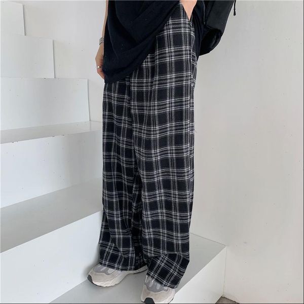 oversize 3xl plaid casual women pant loose wide leg trousers ins retro teens straight hip hop streetwear, Black;white
oversize 3xl plaid casual women pant loose wide leg trousers ins retro teens straight hip hop streetwear, Black;white