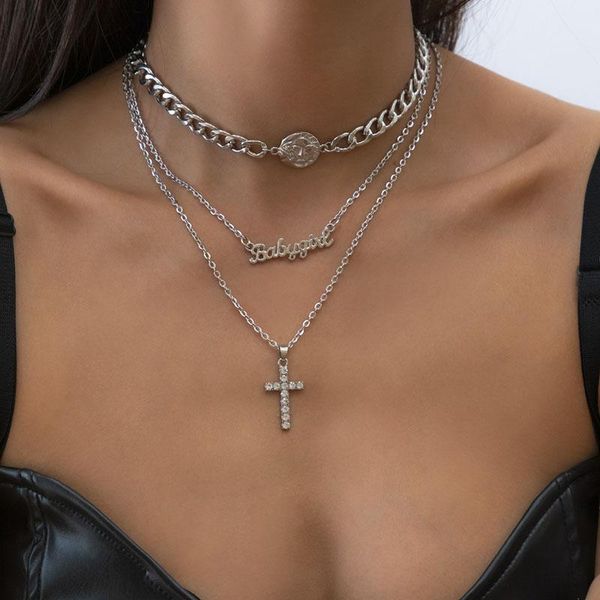 chains metal clavicle chain baby girl rhinestone jesus cross necklace women emboss portrait for jewelry wholesale xr-88, Silver
chains metal clavicle chain baby girl rhinestone jesus cross necklace women emboss portrait for jewelry wholesale xr-88, Silver