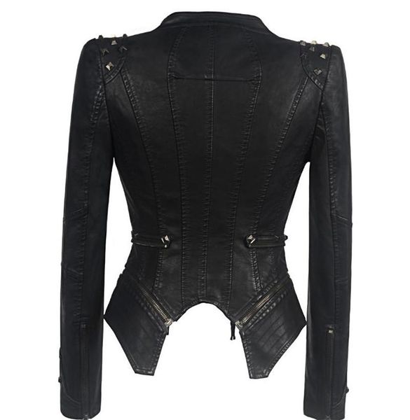 women's leather & faux personalized man-made jacket outerwear coatsspring autumn european american style shoulder shrugging 6xl, Black
women's leather & faux personalized man-made jacket outerwear coatsspring autumn european american style shoulder shrugging 6xl, Black