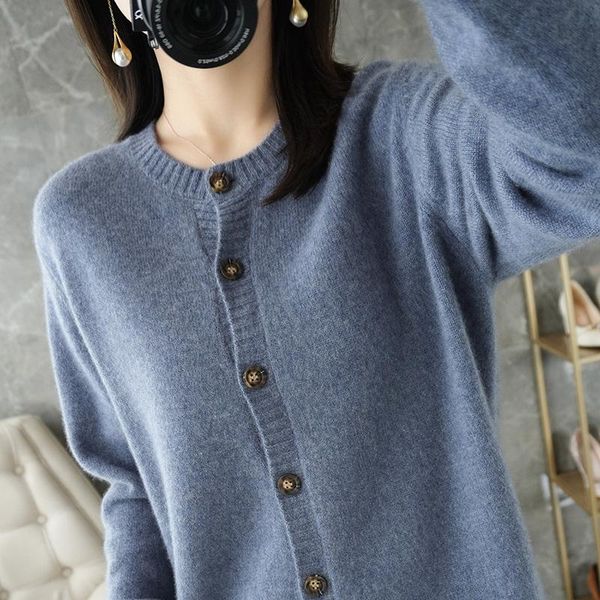women's knits & tees spring and autumn cardigan 100% pure wool knitted jacket, regular sweaters loose, White
women's knits & tees spring and autumn cardigan 100% pure wool knitted jacket, regular sweaters loose, White