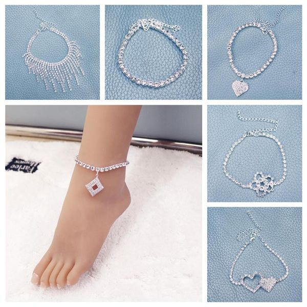 anklets women water drop love anklet crystal rhinestone gold/silver color chain ankle bracelets foot wedding jewelry, Red;blue
anklets women water drop love anklet crystal rhinestone gold/silver color chain ankle bracelets foot wedding jewelry, Red;blue