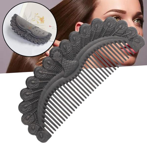 hair brushes 2021 natural sandalwood wood comb anti-static exquisite double sided carved wooden birthday gift for wife mother, Silver
hair brushes 2021 natural sandalwood wood comb anti-static exquisite double sided carved wooden birthday gift for wife mother, Silver
