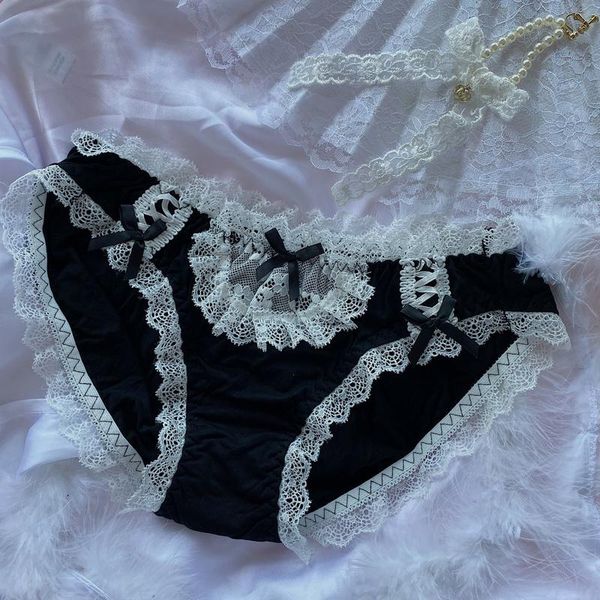 women's panties japanese lingerie femme cute lace thong briefs black girls harajuku kawaii underwear women cotton panty low rise, Black;pink
women's panties japanese lingerie femme cute lace thong briefs black girls harajuku kawaii underwear women cotton panty low rise, Black;pink
