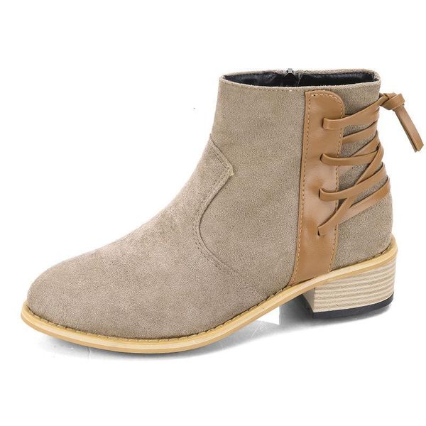 boots fashion casual female comfortable breathablesquare heels shoes side zipper booties frosted ankle boots 43b8, Black
boots fashion casual female comfortable breathablesquare heels shoes side zipper booties frosted ankle boots 43b8, Black