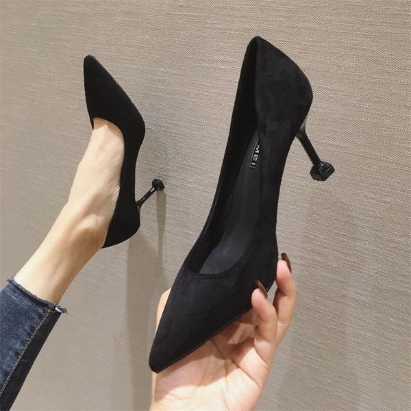 women pumps flock slip on 5cm 7cm thin heels high pointed toe shallow shoes for 2021 size 35-42 black dress
women pumps flock slip on 5cm 7cm thin heels high pointed toe shallow shoes for 2021 size 35-42 black dress