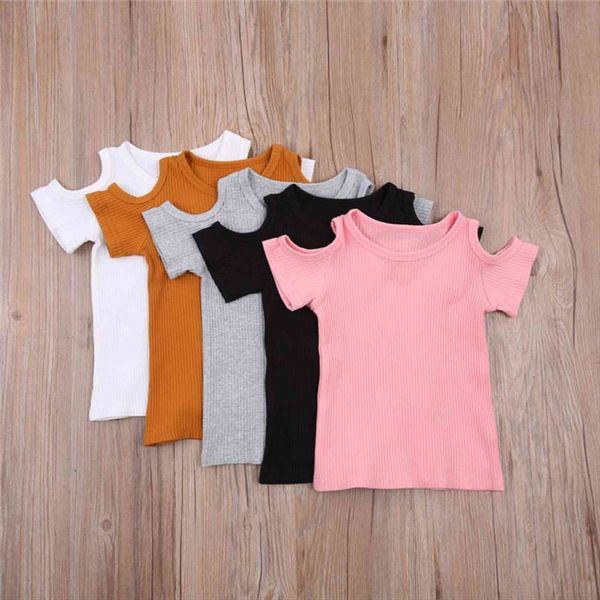 5 colors solid children t shirt for kids girls ribbed knitted off shoulder tees baby tshirts clothes 1 6y, Blue
5 colors solid children t shirt for kids girls ribbed knitted off shoulder tees baby tshirts clothes 1 6y, Blue