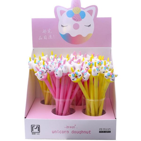 gel pens 48pcs/box cute cartoon horse donut silicone pen creactive stationery school students water ink writing
gel pens 48pcs/box cute cartoon horse donut silicone pen creactive stationery school students water ink writing
