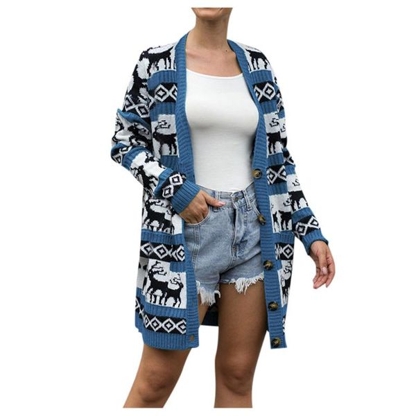 christmas coat women loose overcoat elk print jacket pockets oversize button coats and winter 1129 women's jackets, Black;brown
christmas coat women loose overcoat elk print jacket pockets oversize button coats and winter 1129 women's jackets, Black;brown