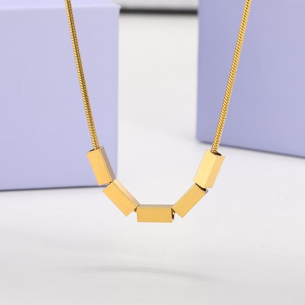pendant necklaces minimal geometry square for women fashion magic cube stainless steel simple chain jewelry gift bff, Silver
pendant necklaces minimal geometry square for women fashion magic cube stainless steel simple chain jewelry gift bff, Silver