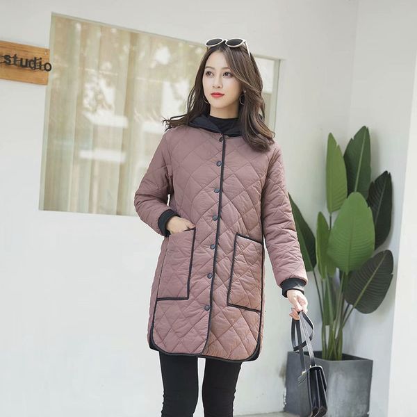 leather extra size large outwear cotton clothes autumn and female winter color combining long leaved coat finished section women's coat, Black
leather extra size large outwear cotton clothes autumn and female winter color combining long leaved coat finished section women's coat, Black