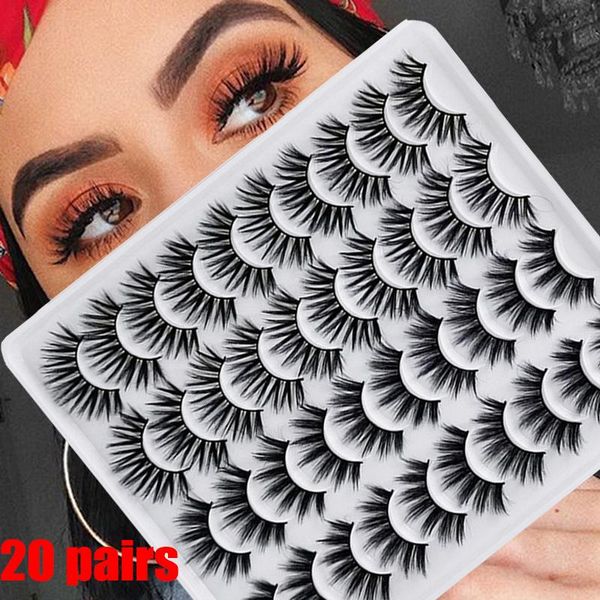 false eyelashes 5/20 pairs natural soft cross thick multi-layer imitation mink female makeup tools
false eyelashes 5/20 pairs natural soft cross thick multi-layer imitation mink female makeup tools