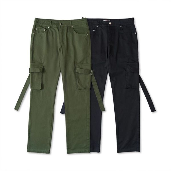 men's pants fashion high street brand i.s sweatpants with knee straps pocket cargo joggers drawstring men trousers, Black
men's pants fashion high street brand i.s sweatpants with knee straps pocket cargo joggers drawstring men trousers, Black