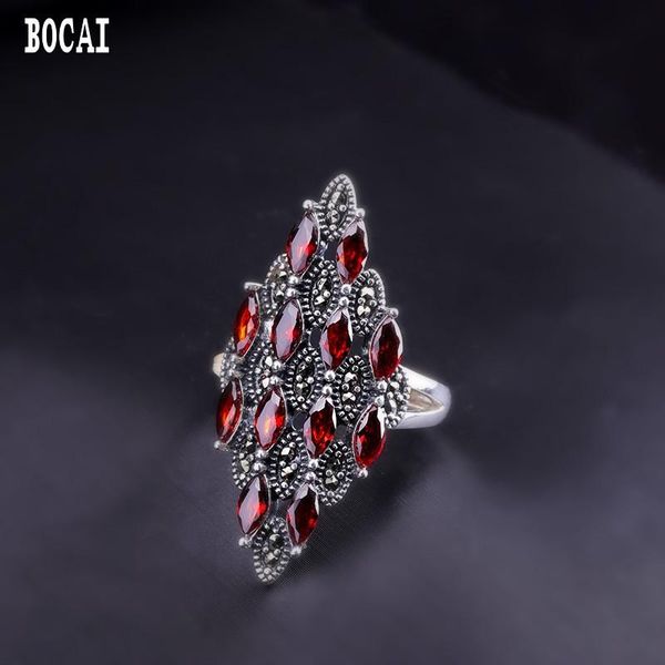 wedding rings thai silver handmade jewelry real 925 sterling opening women's natural pomegranate red ring, Slivery;golden
wedding rings thai silver handmade jewelry real 925 sterling opening women's natural pomegranate red ring, Slivery;golden