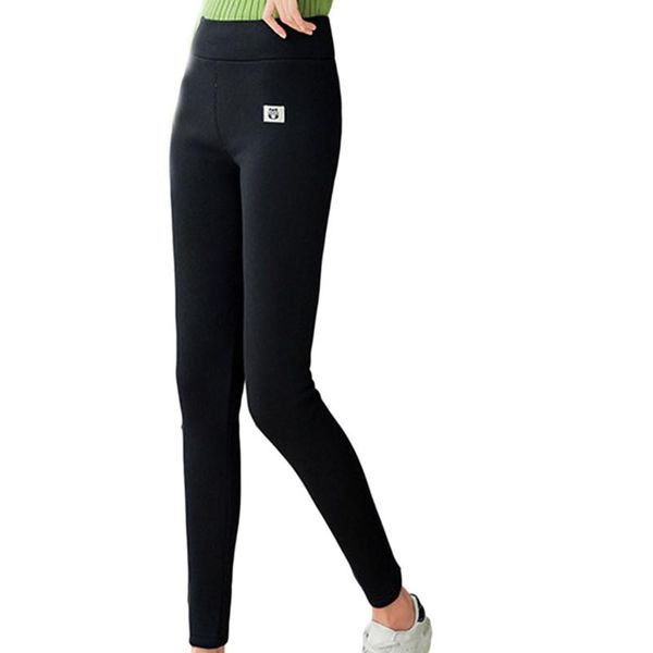women's leggings winter women warm high waist large size thick fleece pants plus velvet elastic female skinny trousers pencil, Black
women's leggings winter women warm high waist large size thick fleece pants plus velvet elastic female skinny trousers pencil, Black