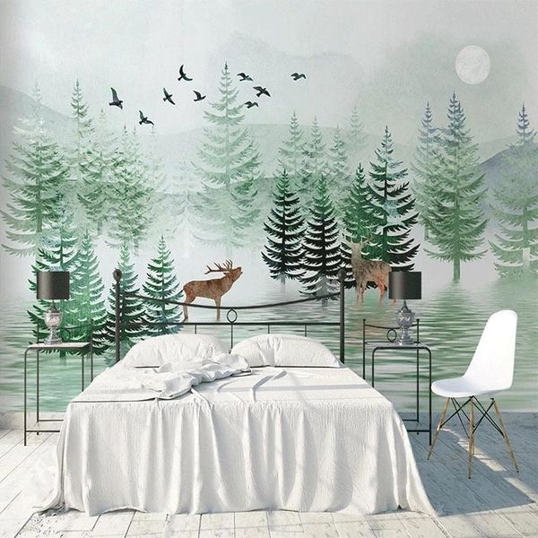 wallpapers custom mural 3d hand painted forest landscape deer self adhesive wallpaper living room tv sofa bedroom background waterproof
wallpapers custom mural 3d hand painted forest landscape deer self adhesive wallpaper living room tv sofa bedroom background waterproof