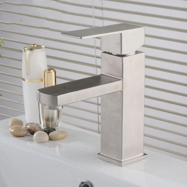 bathroom sink faucets 304 stainless steel faucet square brushed single handle washbasin and cold mixer water tap mounted for kitchen
bathroom sink faucets 304 stainless steel faucet square brushed single handle washbasin and cold mixer water tap mounted for kitchen