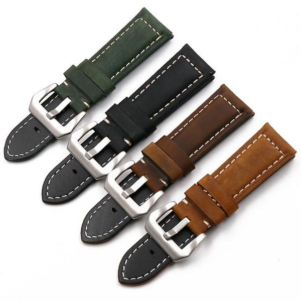 watch bands leather strap men's accessories 20mm22mm24mm26mm silver buckle sports waterproof female bracelet band, Black;brown
watch bands leather strap men's accessories 20mm22mm24mm26mm silver buckle sports waterproof female bracelet band, Black;brown