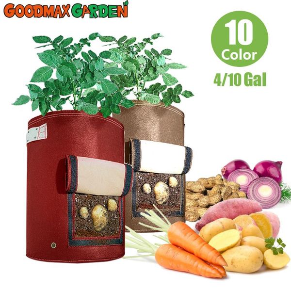 planters & pots 4/9 gallon plant grow bags heavy duty aeration fabric thickened nonwoven potato with handles
planters & pots 4/9 gallon plant grow bags heavy duty aeration fabric thickened nonwoven potato with handles