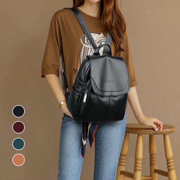 backpack pu leather backpacks waterproof shoulder bags for large capacity school designed by designer drop
backpack pu leather backpacks waterproof shoulder bags for large capacity school designed by designer drop