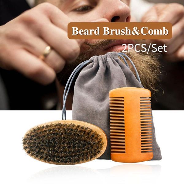 hair brushes men beard and mustache combs kit care brush grooming wood oval double-sided styling comb set, Silver
hair brushes men beard and mustache combs kit care brush grooming wood oval double-sided styling comb set, Silver