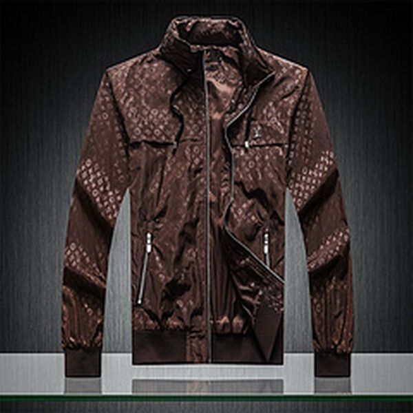 men jacket coats fashion streetwear hip hop casual sports brand clothing designer man zipper windbreaker jackets, Black;brown
men jacket coats fashion streetwear hip hop casual sports brand clothing designer man zipper windbreaker jackets, Black;brown