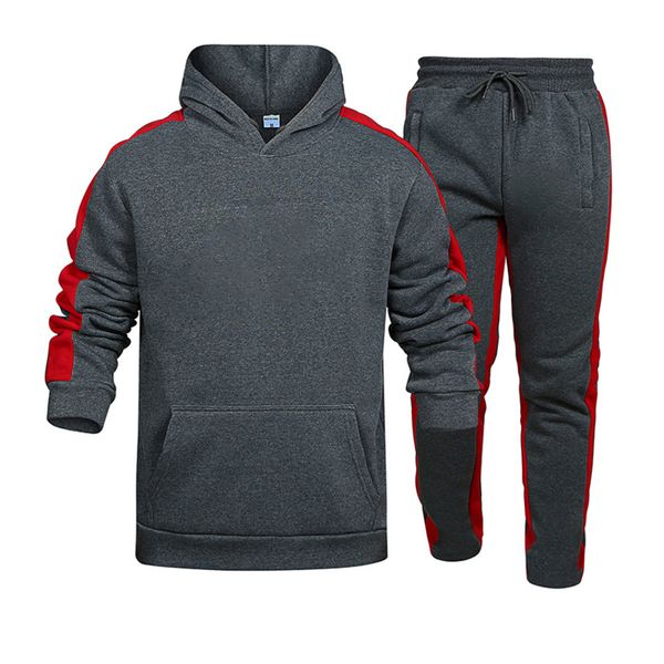 2-piece sets of men's sweatshirts and sweat sets, zipper sportswear, informal street cloth, 2021, Gray
2-piece sets of men's sweatshirts and sweat sets, zipper sportswear, informal street cloth, 2021, Gray