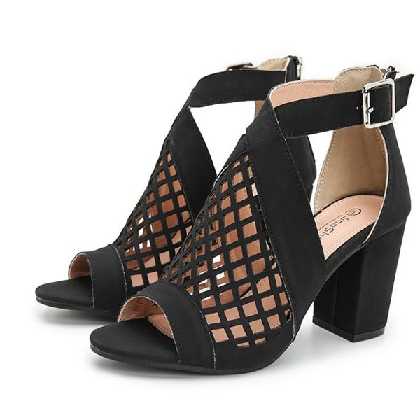 sandals for women summer hollow zipper ladies shoes fish mouth sandale heels zapato verano mujer con tacon sandalia, Black
sandals for women summer hollow zipper ladies shoes fish mouth sandale heels zapato verano mujer con tacon sandalia, Black