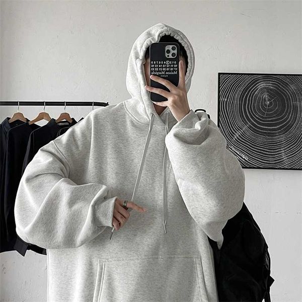 pr men's hooded sweatshirts autumn winter oversized 15 colors male pullovers korean couple streetwear casual man hoodies 211014, Black 
pr men's hooded sweatshirts autumn winter oversized 15 colors male pullovers korean couple streetwear casual man hoodies 211014, Black