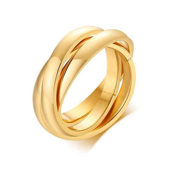 wedding rings classic 3 rounds ring women men 316l stainless steel engagement female finger jewelry, Slivery;golden
wedding rings classic 3 rounds ring women men 316l stainless steel engagement female finger jewelry, Slivery;golden
