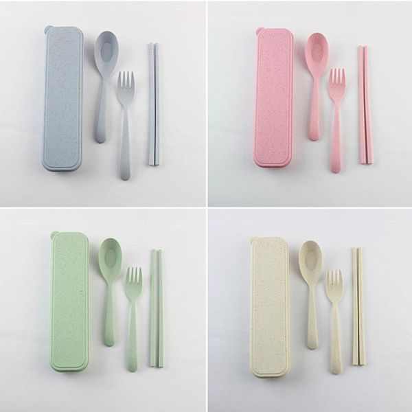 dinnerware sets 300set/lot reusable spoon fork travel chopsticks wheat straw tableware cutlery three piece
dinnerware sets 300set/lot reusable spoon fork travel chopsticks wheat straw tableware cutlery three piece