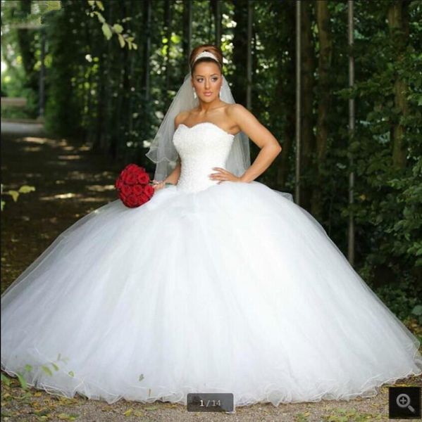 robe de mariage 2021 white tulle ball gown wedding dresses heavily beading sequins strapless sweetheart neck princess bridal gowns corset pl
robe de mariage 2021 white tulle ball gown wedding dresses heavily beading sequins strapless sweetheart neck princess bridal gowns corset pl