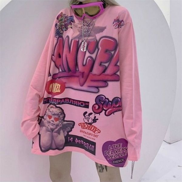 qweek y2k aesthetic woman tshirts angel print long sleeve harajuku femme t-shirts fashion streetwear women clothing 210324, White
qweek y2k aesthetic woman tshirts angel print long sleeve harajuku femme t-shirts fashion streetwear women clothing 210324, White