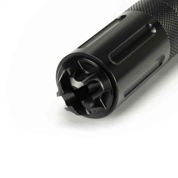 0.308'' id .30 aluminum adapter front baffle end cap flash hider for 1.375x24 modular cleaning tube
0.308'' id .30 aluminum adapter front baffle end cap flash hider for 1.375x24 modular cleaning tube