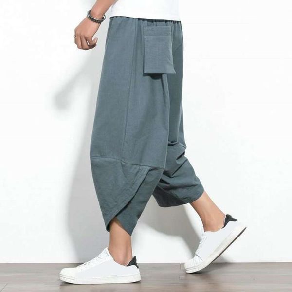 men's pants 2021 men plus size solid color capri male trousers drawstring oversize slim style, Black
men's pants 2021 men plus size solid color capri male trousers drawstring oversize slim style, Black