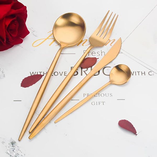 4pcs stainless steel dinnerware set knife fork coffee spoon cutlery kitchen dinner gold tableware sets
4pcs stainless steel dinnerware set knife fork coffee spoon cutlery kitchen dinner gold tableware sets