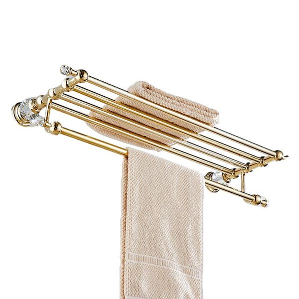 bath accessory set european crystal towel rack double layer gold plated bathroom glass shelf accessories
bath accessory set european crystal towel rack double layer gold plated bathroom glass shelf accessories