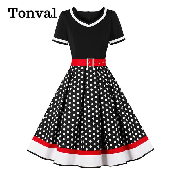 2021tonval vintage 50s ladies floral pleated plus size 3xl 4xl rockabilly dress women high waist pinup elegant dresses with belt, Black;gray
2021tonval vintage 50s ladies floral pleated plus size 3xl 4xl rockabilly dress women high waist pinup elegant dresses with belt, Black;gray