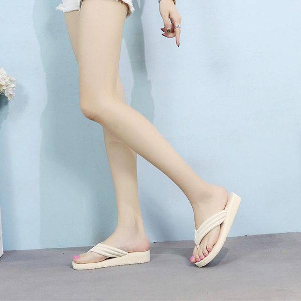 slippers summer fashion simple slope with flip flops women's shoes soft and comfortable sandals casual outdoor non-slip beach, Black
slippers summer fashion simple slope with flip flops women's shoes soft and comfortable sandals casual outdoor non-slip beach, Black