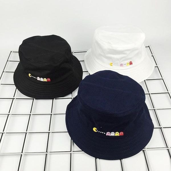 cloches spring cartoon embroidery sun hats brim beach hat men's casual cotton bucket outdoor women fisherman caps, Blue;gray
cloches spring cartoon embroidery sun hats brim beach hat men's casual cotton bucket outdoor women fisherman caps, Blue;gray