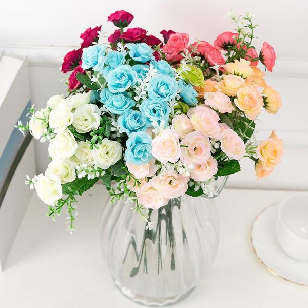 decorative flowers & wreaths selling 1pcs/simulation high-end korean 15 mini roses home decoration wedding bride holding simulation rose
decorative flowers & wreaths selling 1pcs/simulation high-end korean 15 mini roses home decoration wedding bride holding simulation rose